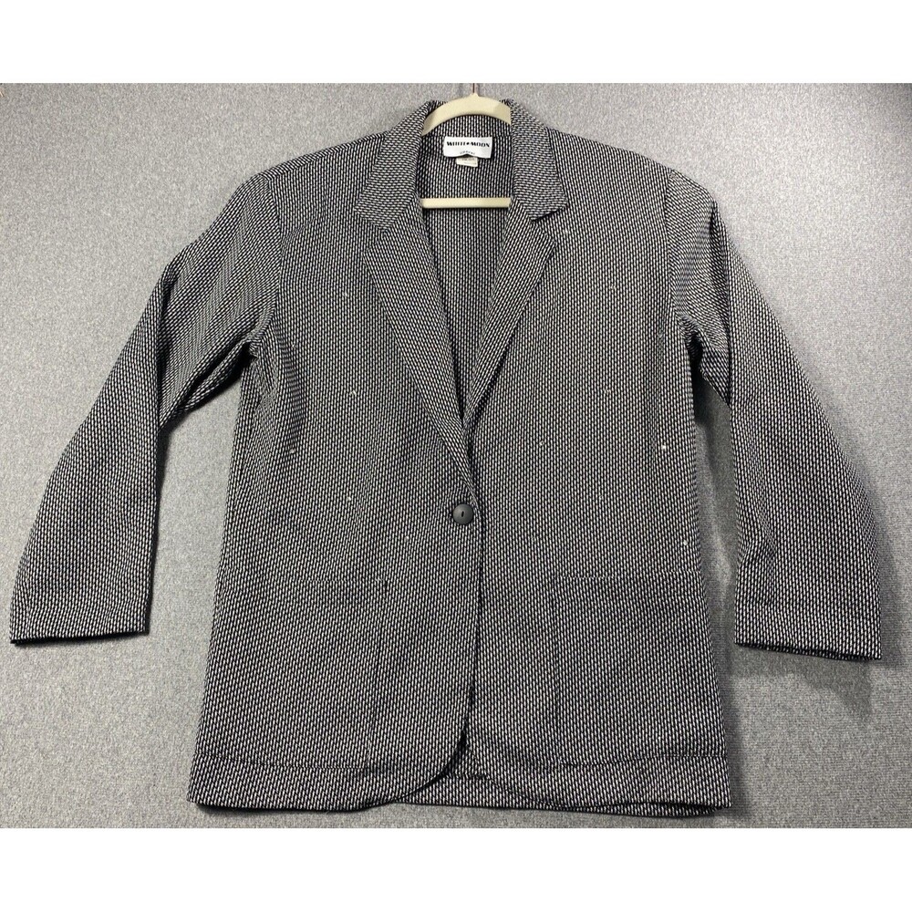 White Moon London Women Embellished Blazer Size M